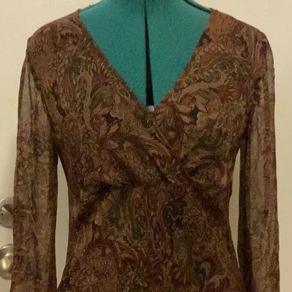 Vintage Victoria Holley Womens 100% Silk Blouse Small. - Picture 3 of 8